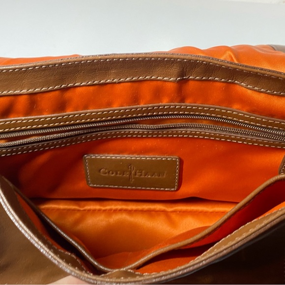 Cole Haan Brown leather big purse with long strap - Picture 6 of 8